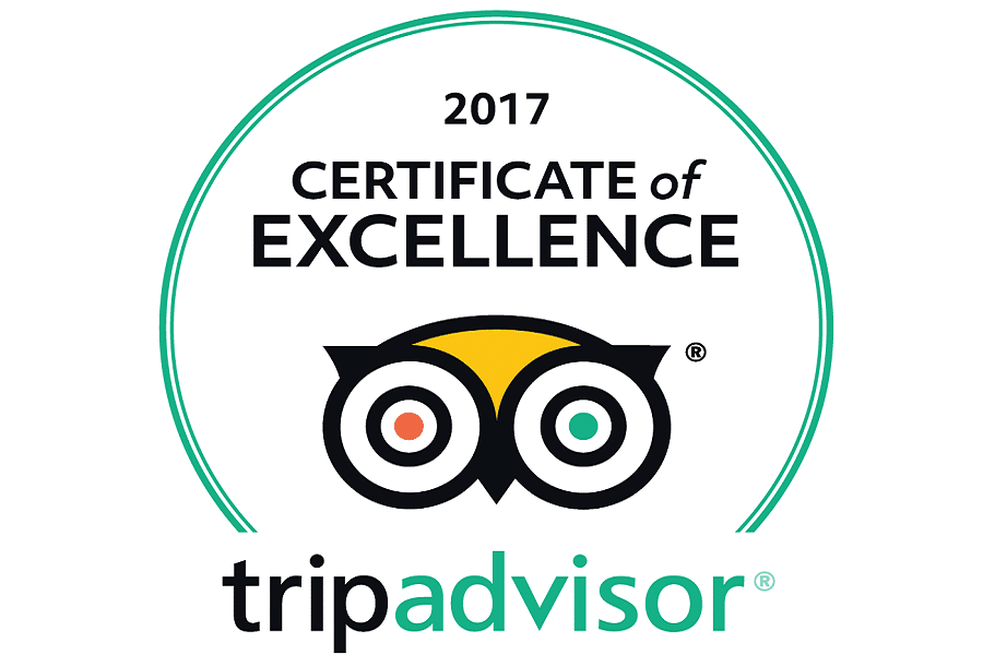 Tripadvisor Certificate of Excellence 2017